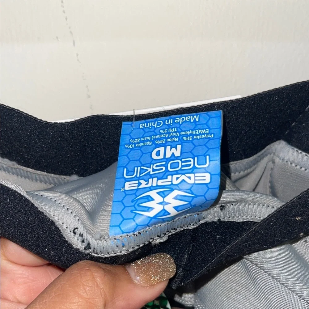 Empire Paintball Padded Shorts in Black and Gray - Picture 8 of 8